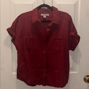 Tommy Bahama Rich Red Button Down Shirt